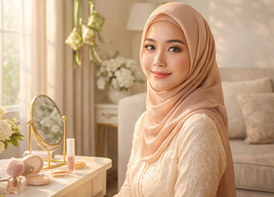 Inspirasi Makeup Idul Fitri Natural, Fresh, dan Elegan.