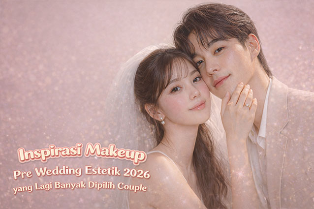 Inspirasi Makeup Pre Wedding Estetik 2026 yang Lagi Banyak Dipilih Couple